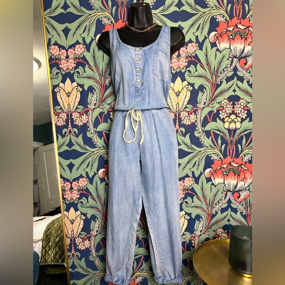 Denim Jumpsuit - Picture 1 of 4